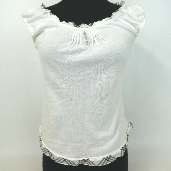 Burberry Tops - BURBERRY BLUE LABEL Sleeveless Nova Check Top 38